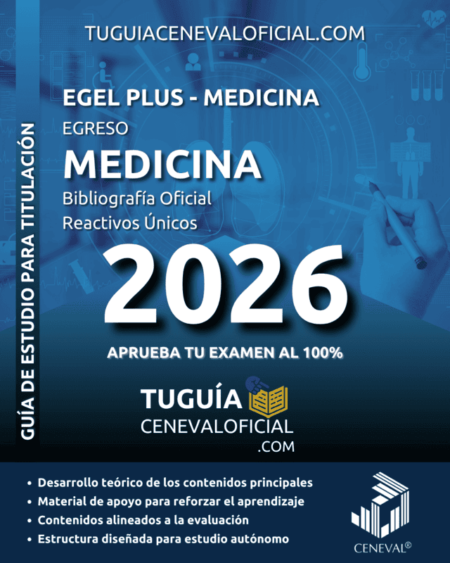 Guía CENEVAL Medicina 2026