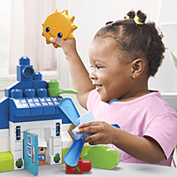 MEGA Bloks Green Town Build & Learn Eco House Playset - 92pcs