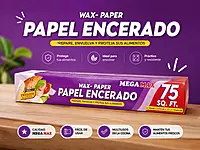 MEGA MAX PAPEL ENCERADO 75 SQ.FT.