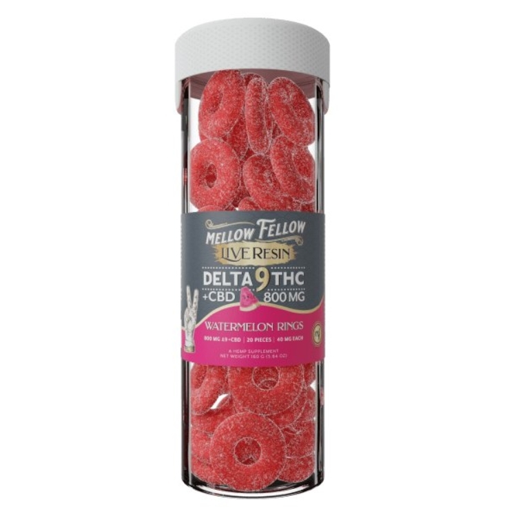 MF GUMMIES WATERMELON RINGS 800MG