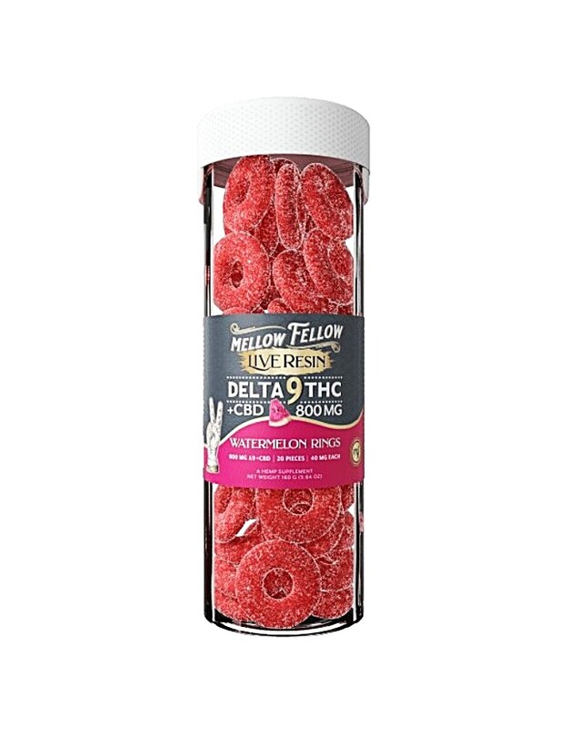 MF GUMMIES WATERMELON RINGS 800MG