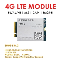EM05 Series 4G LTE Cat 4 Module | EM05-CE/EM05-E M.2 (NGFF) Wireless Industrial Modem for IoT/M2M Applications