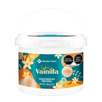 MEMBERS MARK HELADO DE CREMA VAINILLA 4.7 L