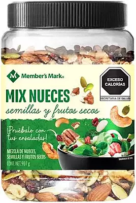 MEMBERS MARK MIX DE NUECES, SEMILLAS Y FRUTOS SECOS 907 G