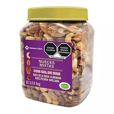 MEMBERS MARK MIX DE NUECES CON SAL DE MAR 1.13 KG