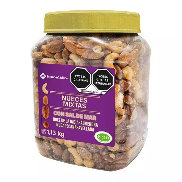 MEMBERS MARK MIX DE NUECES CON SAL DE MAR 1.13 KG