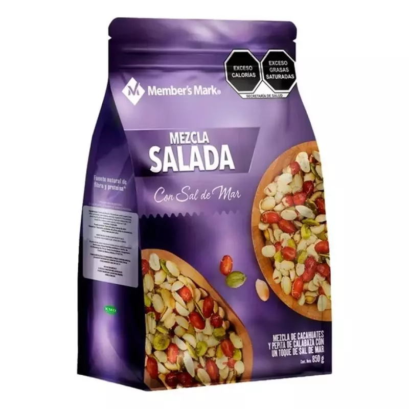 MEMBERS MARK MEZCLA SALADA DE CACAHUATES Y SEMILLAS 850 G