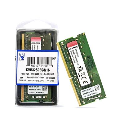 Memoria RAM 16GB DDR4 3200MHz SO-DIMM CL22 Non-ECC 1.2V 260p