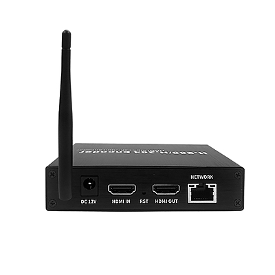 H.265 1080P@60FPS WiFi HDMI Encoder w/Loopout & USB | Wireless RTMP/RTSP/SRT for Events, Surveillance & Live Streaming