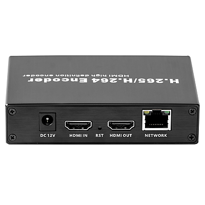 H.265 1080P 60FPS Basic HDMI Encoder w/Loopout & USB | RTMP/RTSP/SRT for Live Streaming, Surveillance & Education