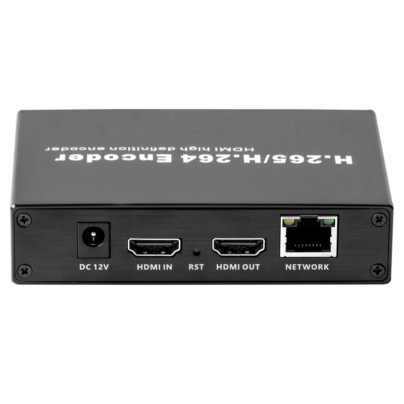 H.265 1080P 60FPS Basic HDMI Encoder w/Loopout & USB | RTMP/RTSP/SRT for Live Streaming, Surveillance & Education