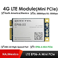 EP06 Series 4G LTE Cat 6 Mini PCIe Module | EP06-A/EP06-E 300 Mbps Industrial Wireless Modem for IoT & M2M Applications