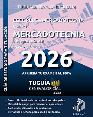 Guía CENEVAL Mercadotecnia 2026