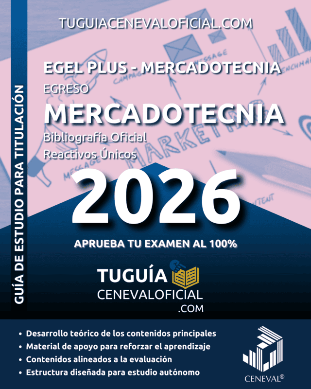 Guía CENEVAL Mercadotecnia 2026