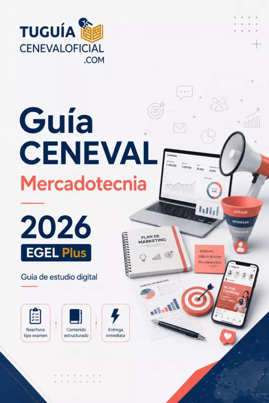 Guía CENEVAL Mercadotecnia 2026
