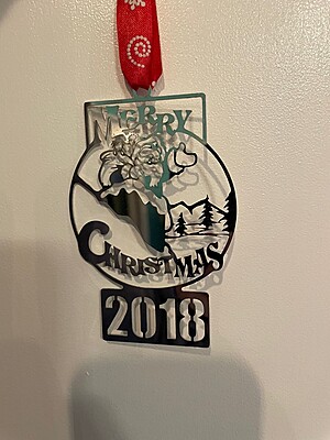 Snow Flake Christmas Ornament