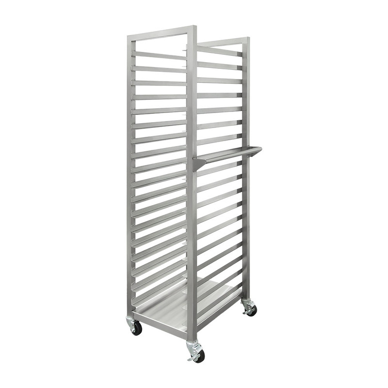 Espiguero 18 charolas de 40 x 60 en inoxidable