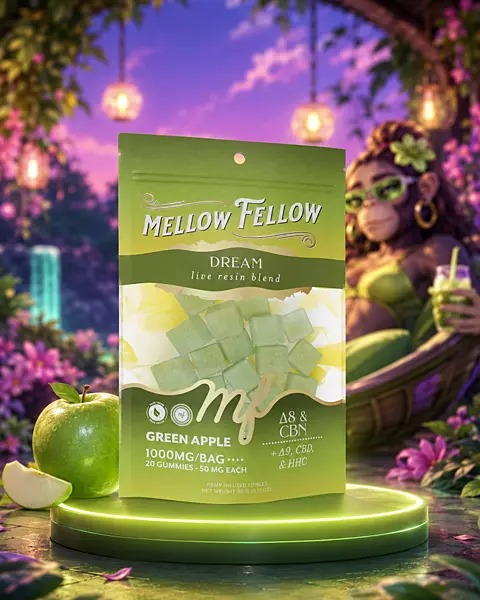 MF GUMMIES 2PZ APPLE GREEN 50MG