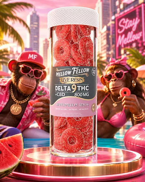 MF GUMMIES WATERMELON RINGS 800MG