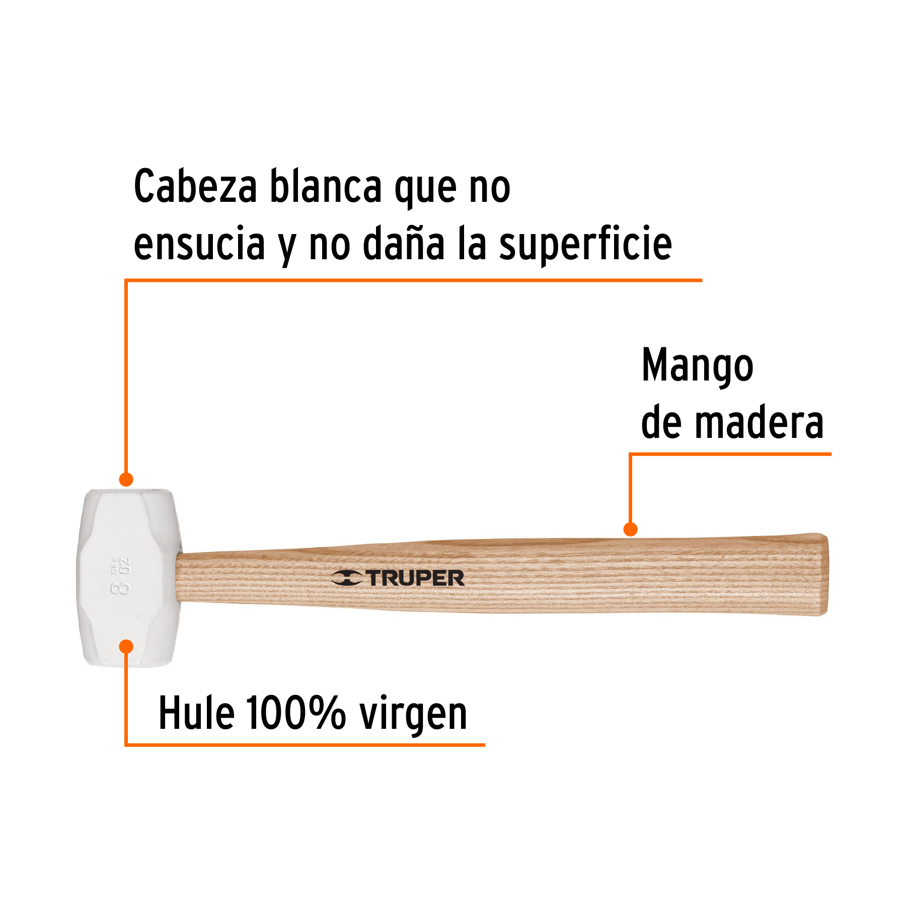 mazo-de-hule-8-oz-truper-mh-8-16930