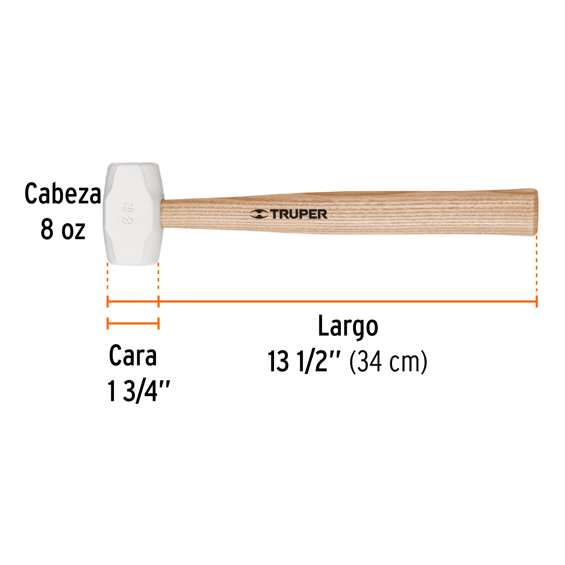 mazo-de-hule-8-oz-truper-mh-8-16930