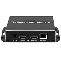 H.265 1080P PoE HDMI Encoder w/Loopout & SD Slot | RTMP/RTSP/SRT Streaming for Surveillance & IPTV