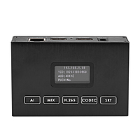 1080P H.265 HDMI Encoder with HDMI Loopout, SD Card Recording, OLED Display, RTMP/RTSP/SRT/TS/ONVIF, for YouTube Facebook IPTV