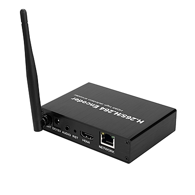 H.265 1080P WiFi HDMI Encoder w/SD Slot | RTMP/RTSP/SRT Streaming for Wireless IPTV & YouTube/Facebook