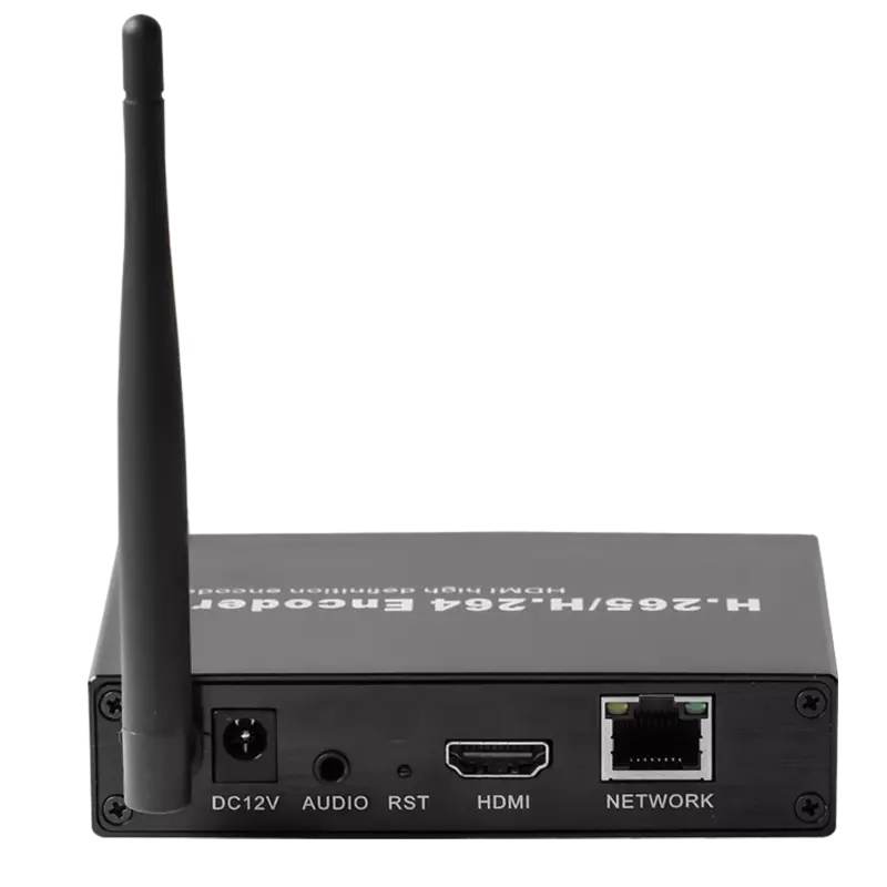 H.265 1080P WiFi HDMI Encoder w/SD Slot | RTMP/RTSP/SRT Streaming for IPTV & YouTube/Facebook