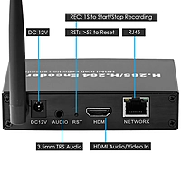 H.265 1080P WiFi HDMI Encoder w/SD Slot | RTMP/RTSP/SRT Streaming for IPTV & YouTube/Facebook
