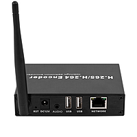 H.265 1080P WiFi HDMI Encoder/Decoder w/Dual USB & Loopout | 4ch RTSP, Webcam/Recording Support, ONVIF/Hikvision for Live Streams & Surveillance