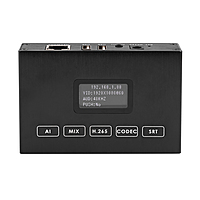 H.265 1080P HDMI Encoder/Decoder w/Built-in OLED Screen | Dual USB, RTSP/ONVIF & Live Monitoring