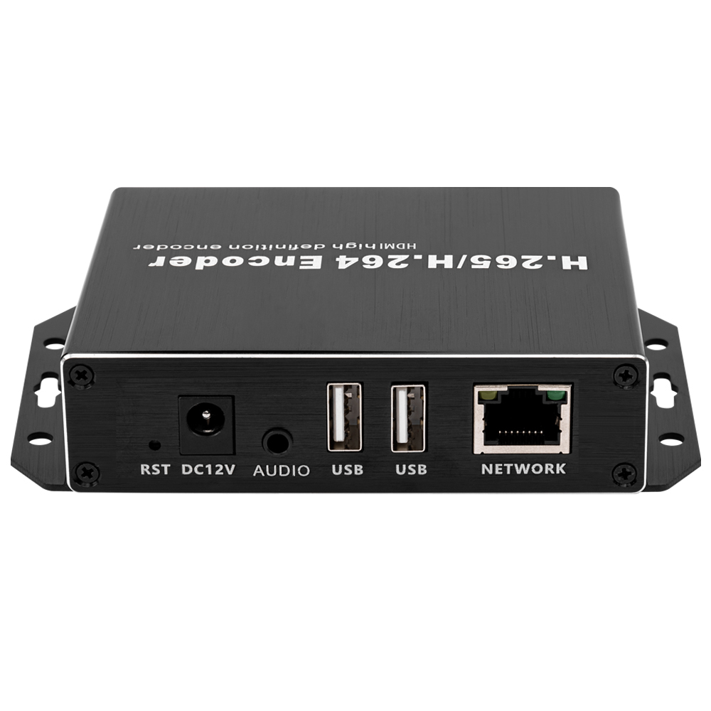 H.265 4K PoE HDMI Encoder w/Loopout & Dual USB | ONVIF Support, IPTV/RTMP Streaming & Recording
