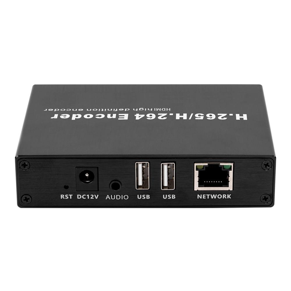 H.265 4K HDMI Encoder w/Loopout & Dual USB | ONVIF/Hikvision Support, Live Streaming & Recording