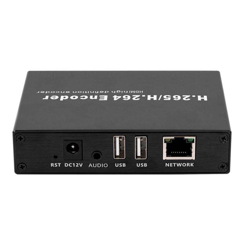 H.265 4K HDMI Encoder w/Loopout & Dual USB | ONVIF/Hikvision Support, Live Streaming & Recording