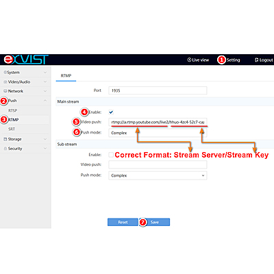 H.265 1080P@60FPS PoE VGA Encoder w/Loopout | RTMP/RTSP/SRT Streaming for IPTV & ONVIF Surveillance