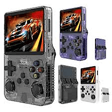R35S Retro Handheld Video Game Console Linux System 3.5 Inch IPS Screen