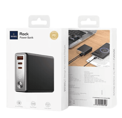 WiWU 10000mAh Double Port Fast Charging Rock Power Bank