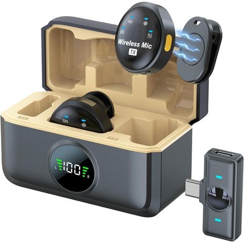 2in1 wireless microphone for type c & i phone