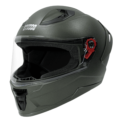 STUDDS RAIDER SUPER WITH SPOLIER GUN GREY C/V (L)