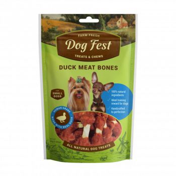 Dog Fest Duck meat bones for mini-dogs - 55g (1.94oz) Dog Fest Duck meat bones for mini-dogs - 55g (1.94oz)