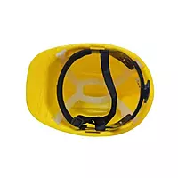 Karam Plastic Yellow Cradle Ratchet Type Safety Helmet, PN 521 4.3
