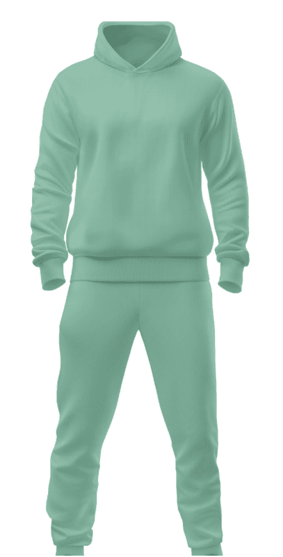 300gsm polycotton Plain MensTracksuit Two-Piece