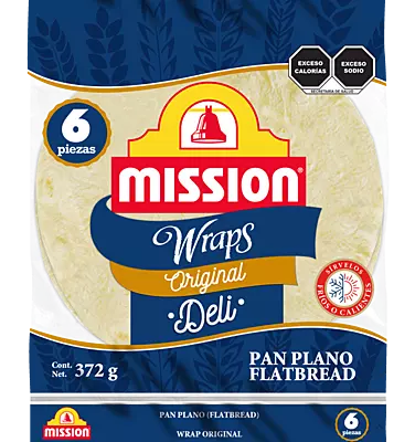 MISSION WRAPS PAN PLANO 6 PZA 372 G