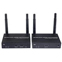 1080P@60FPS Wireless HDMI Extender Kit – 328ft Range, 1-to-4 Receivers, Plug-and-Play Setup