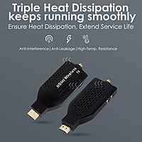 Portable 4K@30Hz HDMI Extender for Laptops & Cameras – USB-C Power, 492ft Range, 1-to-4 Multi-Screen, H.265