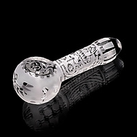 Milkyway Maya Face Clear Hand Pipe Milkyway Maya Face Clear Hand Pipe