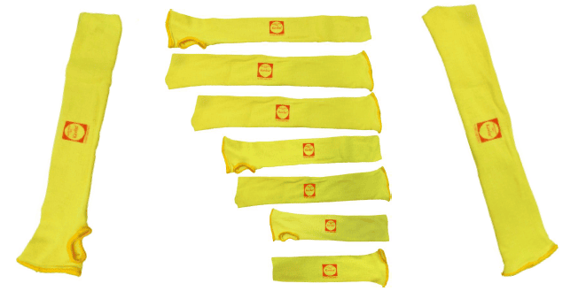 MANGA KEVLAR CON DEDAL 18" C/ VELCRO GLOBAL GLOVE
