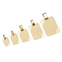 MEDALLA PARA GRABAR RECTANGULAR (MOD. 0007) MEDALLA PARA GRABAR RECTANGULAR (MOD. 0007)