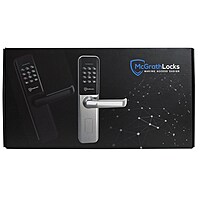McGrath Bardon Digital Lock With Raised Buttons and DDA Compliant Handles, Black Finish